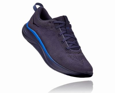 Hoka One One Men's Hupana Flow Road Running Shoes Navy/Grey (HO7652) Australia